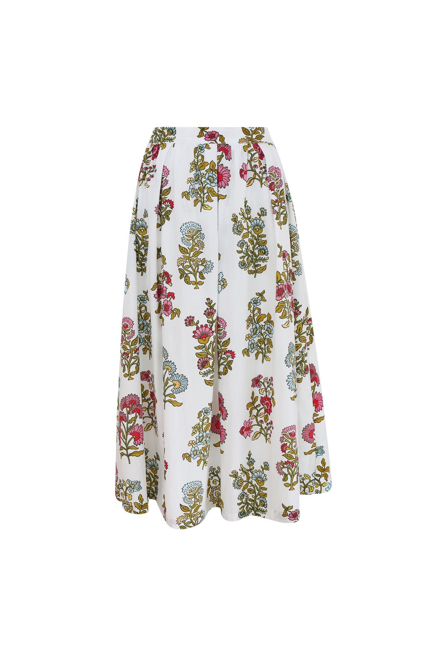 Kensington Skirt in Block Print