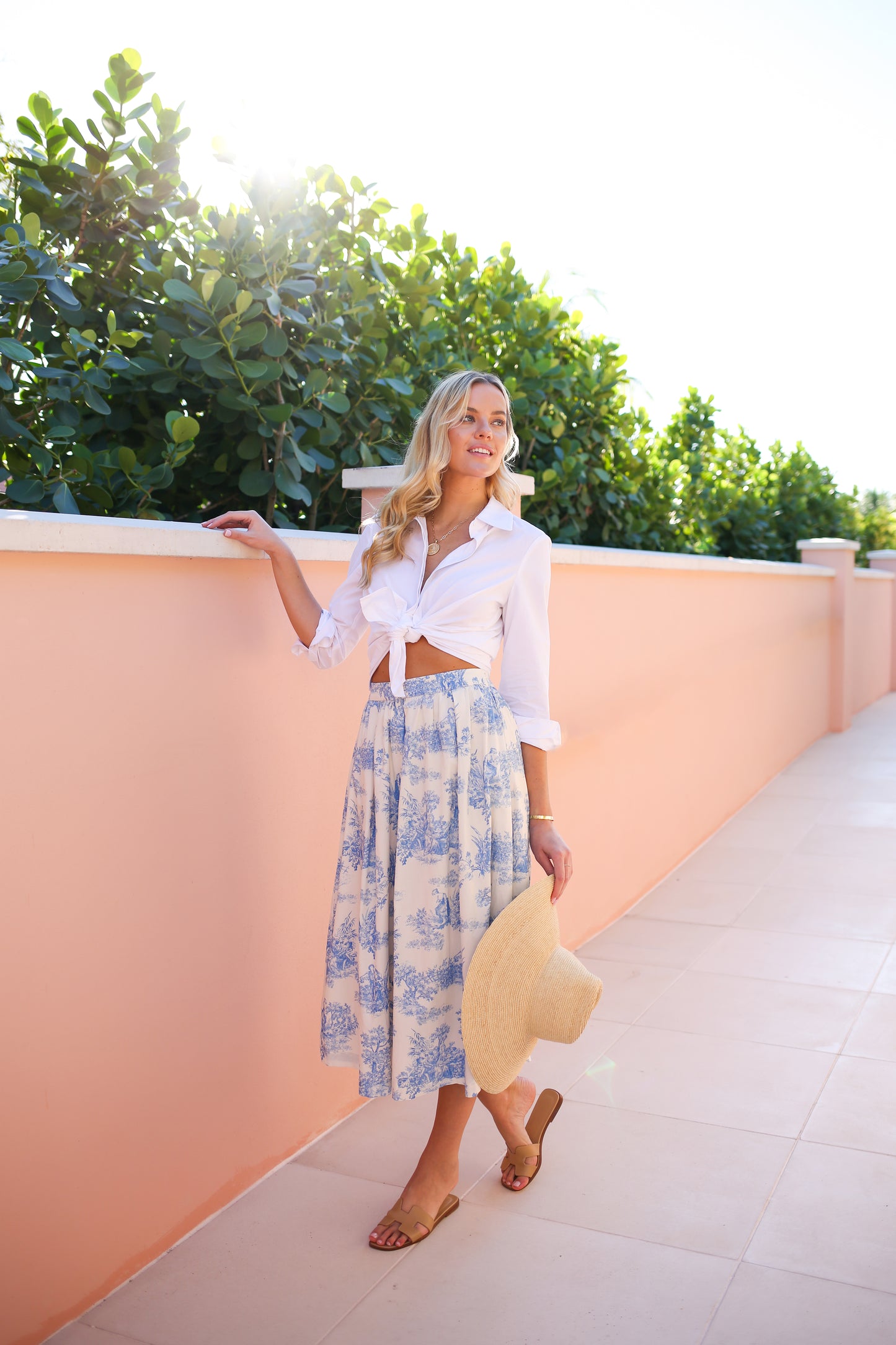 Kensington Skirt in Toile